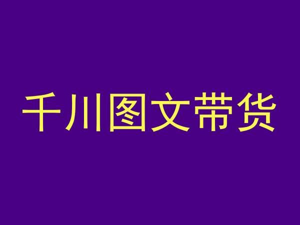 千川图文带货，测品+认知+实操+学员问题，抖音千川教程投放教程-山河网创