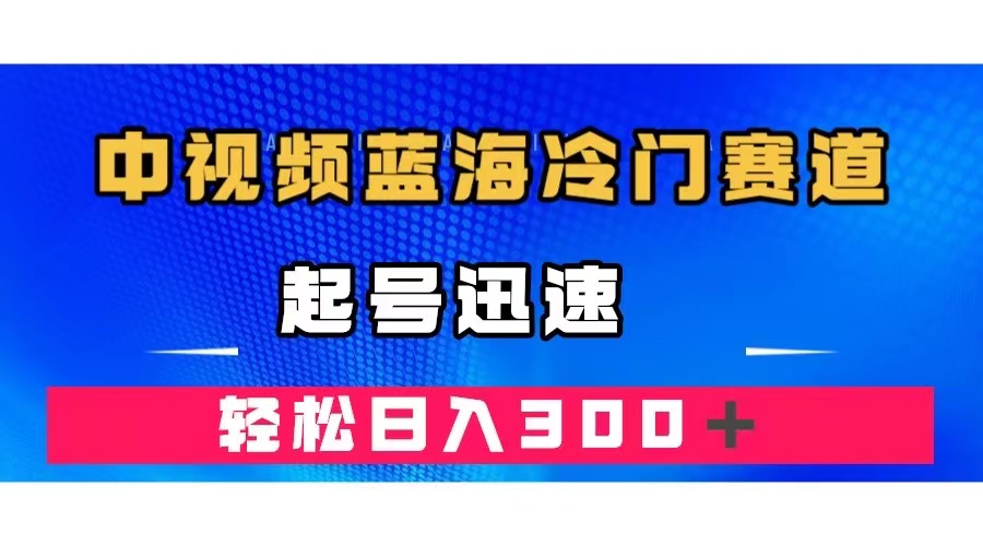 中视频蓝海冷门赛道，韩国视频奇闻解说，起号迅速，日入300＋-山河网创